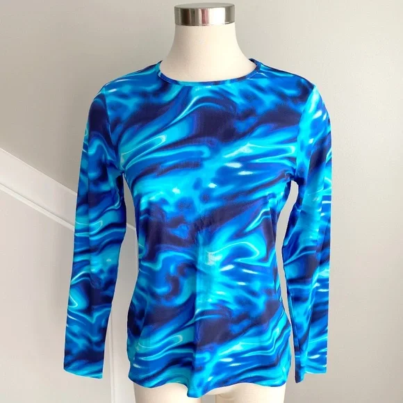 Land's End Long Sleeve Swim/Athletic Top - Size S - Picture 1 of 9